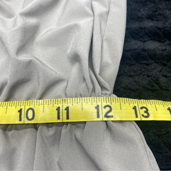 Athleta Dress Elastic Tie Waist W XXSP HIGH/LOW Gray ATHLEISURE CASUAL - Picture 9 of 9